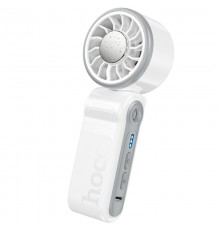 Портативний вентилятор Hoco HX604 handheld folding fan 3000 mAh White
