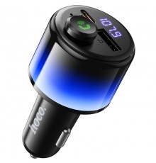 АЗП FM модулятор Hoco E166 Path PD42W+QC3.0 (1USB-A/1C) Black