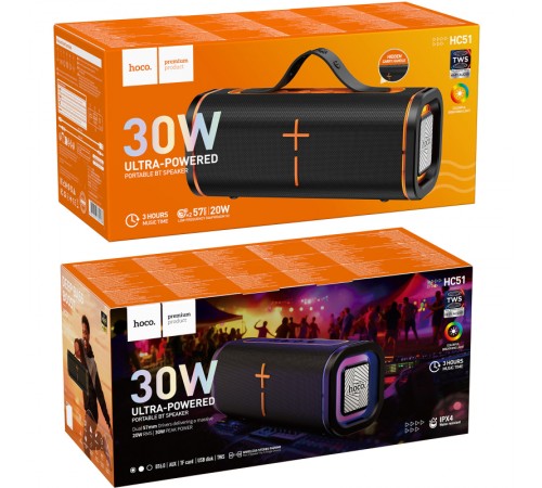 Bluetooth Колонка Hoco HC51 Soul Black