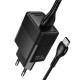 МЗП Hoco CS111A Lounge PD22.5W (1USB-C) + кабель USB to Type-C Black