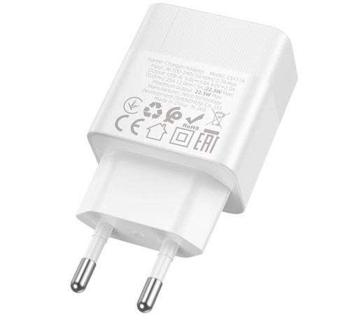 МЗП Hoco CS111A Lounge PD22.5W (1USB-C) White