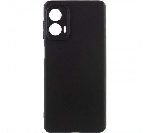 Чохол Silicone Cover Ummi Lakshmi Full Camera (AA) для Motorola Moto G24 Чорний / Black