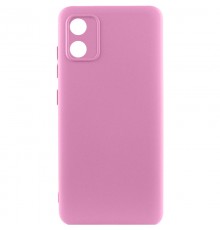Чохол Silicone Cover Ummi Lakshmi Full Camera (AA) для Motorola Moto E13 Рожевий / Pink