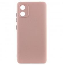Чохол Silicone Cover Ummi Lakshmi Full Camera (AA) для Motorola Moto E13 Рожевий / Pink Sand