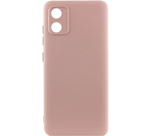 Чохол Silicone Cover Ummi Lakshmi Full Camera (AA) для Motorola Moto E13 Рожевий / Pink Sand