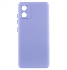 Чохол Silicone Cover Ummi Lakshmi Full Camera (AA) для Motorola Moto E13 Бузковий / Dasheen