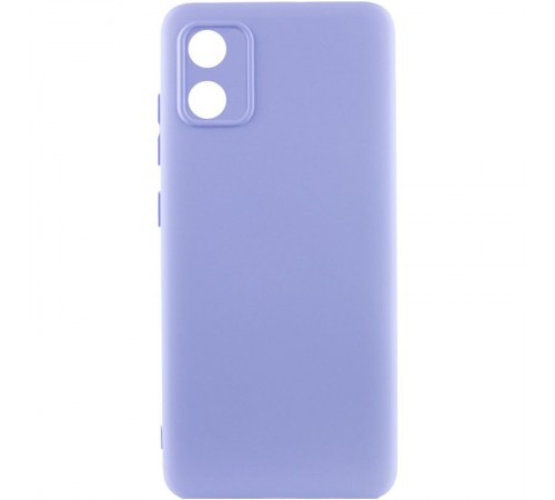 Чохол Silicone Cover Ummi Lakshmi Full Camera (AA) для Motorola Moto E13 Бузковий / Dasheen