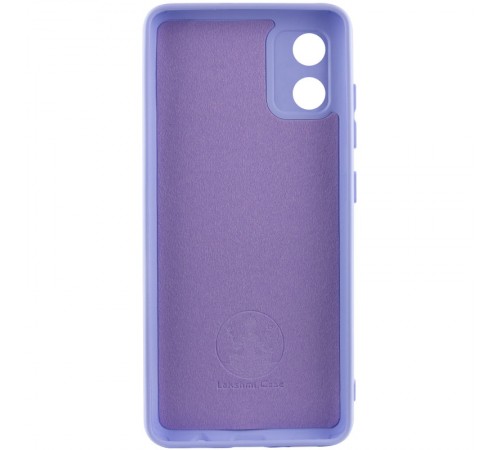 Чохол Silicone Cover Ummi Lakshmi Full Camera (AA) для Motorola Moto E13 Бузковий / Dasheen