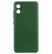 Чохол Silicone Cover Ummi Lakshmi Full Camera (AA) для Motorola Moto E13 Зелений / Dark green
