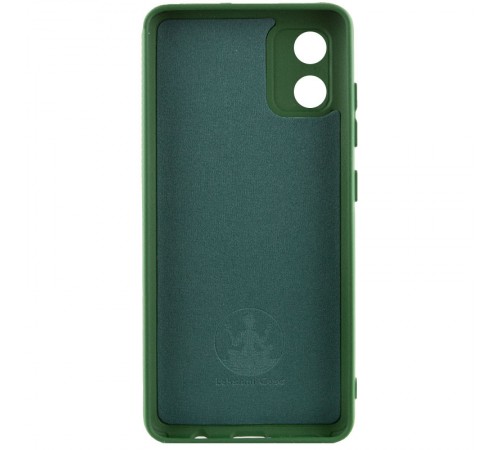 Чохол Silicone Cover Ummi Lakshmi Full Camera (AA) для Motorola Moto E13 Зелений / Dark green