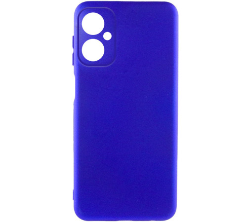 Чохол Silicone Cover Ummi Lakshmi Full Camera (AA) для Motorola Moto G14 Синій / Iris