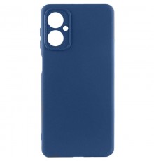 Чохол Silicone Cover Ummi Lakshmi Full Camera (AA) для Motorola Moto G14 Синій / Navy Blue