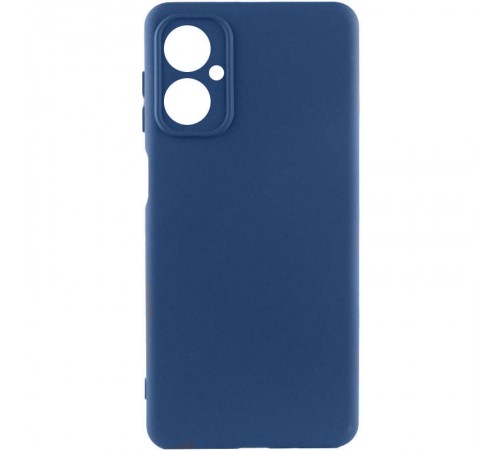 Чохол Silicone Cover Ummi Lakshmi Full Camera (AA) для Motorola Moto G14 Синій / Navy Blue