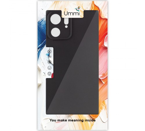 Чохол Silicone Cover Ummi Lakshmi Full Camera (AA) для Motorola Edge 40 Чорний / Black