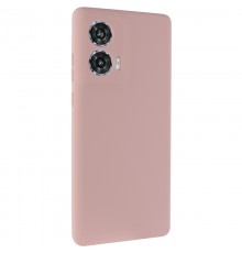 Чохол Silicone Cover Ummi Lakshmi Full Camera (AA) для Motorola Edge 50 Рожевий / Pink Sand