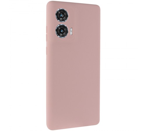 Чохол Silicone Cover Ummi Lakshmi Full Camera (AA) для Motorola Edge 50 Рожевий / Pink Sand