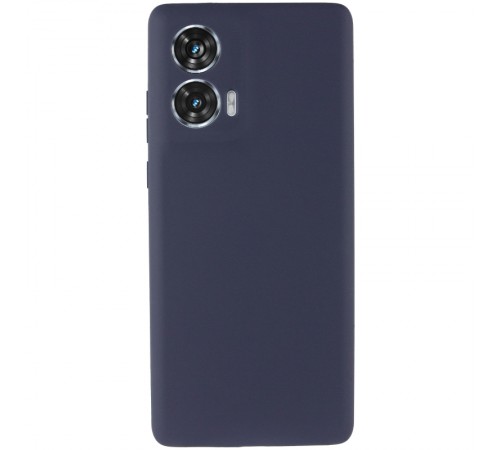 Чохол Silicone Cover Ummi Lakshmi Full Camera (AA) для Motorola Edge 50 Синій / Midnight Blue