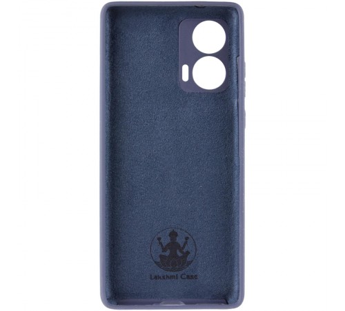 Чохол Silicone Cover Ummi Lakshmi Full Camera (AA) для Motorola Edge 50 Синій / Midnight Blue