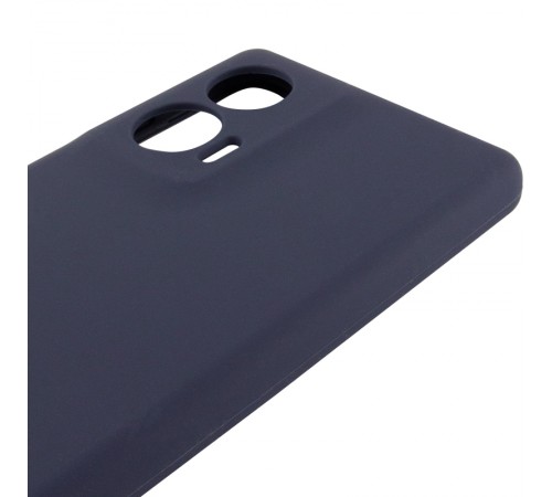 Чохол Silicone Cover Ummi Lakshmi Full Camera (AA) для Motorola Edge 50 Синій / Midnight Blue