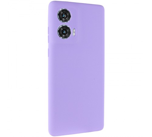 Чохол Silicone Cover Ummi Lakshmi Full Camera (AA) для Motorola Edge 50 Бузковий / Dasheen