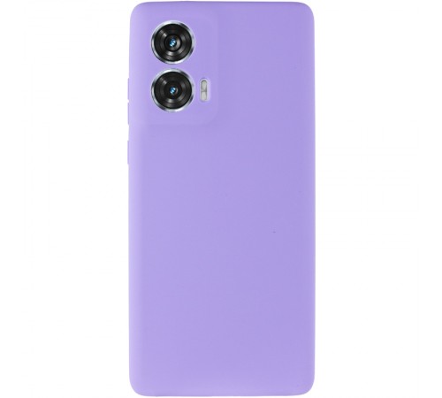 Чохол Silicone Cover Ummi Lakshmi Full Camera (AA) для Motorola Edge 50 Бузковий / Dasheen