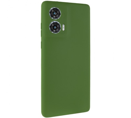 Чохол Silicone Cover Ummi Lakshmi Full Camera (AA) для Motorola Edge 50 Зелений / Dark green
