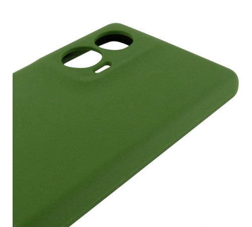 Чохол Silicone Cover Ummi Lakshmi Full Camera (AA) для Motorola Edge 50 Зелений / Dark green