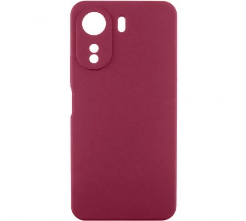 Чохол Silicone Cover Ummi Lakshmi Full Camera (AA) для Oppo A60 4G Бордовий / Marsala