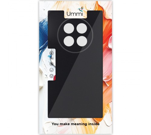 Чохол Silicone Cover Ummi Lakshmi Full Camera (AA) для Realme 12 5G Чорний / Black