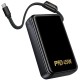 Портативний ЗП Power Bank Hoco Q54 Shine PD45W with cable 20000 mAh Metal gray