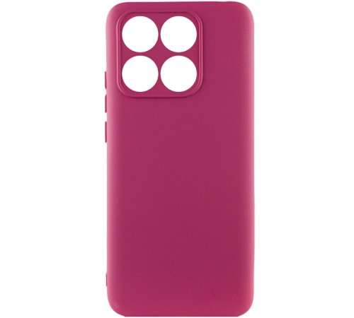 Чохол Silicone Cover Ummi Lakshmi Full Camera (AA) для Motorola Edge 70 Бордовий / Marsala