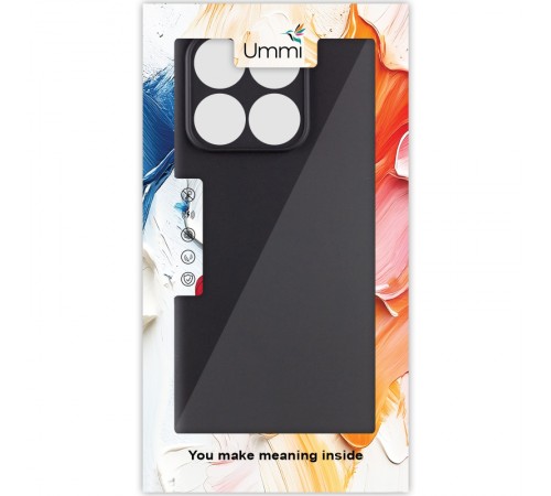 Чохол Silicone Cover Ummi Lakshmi Full Camera (AA) для Motorola Edge 70 Чорний / Black