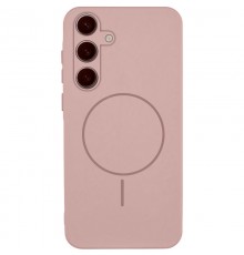 Чохол Silicone Cover Lakshmi Full Camera (AA) with Magnetic Fit для Samsung Galaxy A37 5G Рожевий / Pink Sand