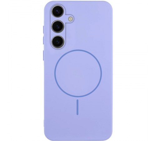 Чохол Silicone Cover Lakshmi Full Camera (AA) with Magnetic Fit для Samsung Galaxy A37 5G Бузковий / Dasheen