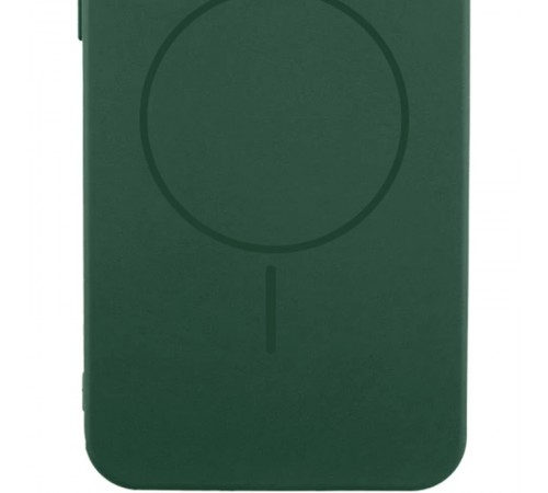 Чохол Silicone Cover Lakshmi Full Camera (AA) with Magnetic Fit для Samsung Galaxy A37 5G Зелений / Dark green