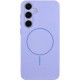 Чохол Silicone Cover Lakshmi Full Camera (AA) with Magnetic Fit для Samsung Galaxy A57 5G Бузковий / Dasheen
