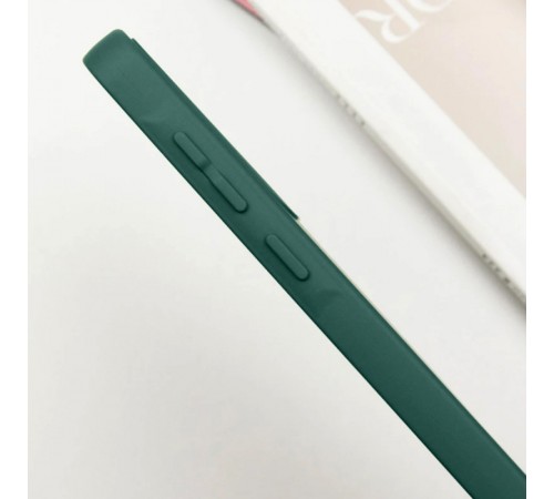 Чохол Silicone Cover Lakshmi Full Camera (AA) with Magnetic Fit для Samsung Galaxy A57 5G Зелений / Dark green