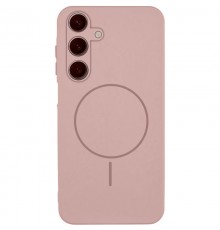 Чохол Silicone Cover Lakshmi Full Camera (AA) with Magnetic Fit для Samsung Galaxy A17 4G/5G Рожевий / Pink Sand