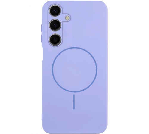 Чохол Silicone Cover Lakshmi Full Camera (AA) with Magnetic Fit для Samsung Galaxy A17 4G/5G Бузковий / Dasheen