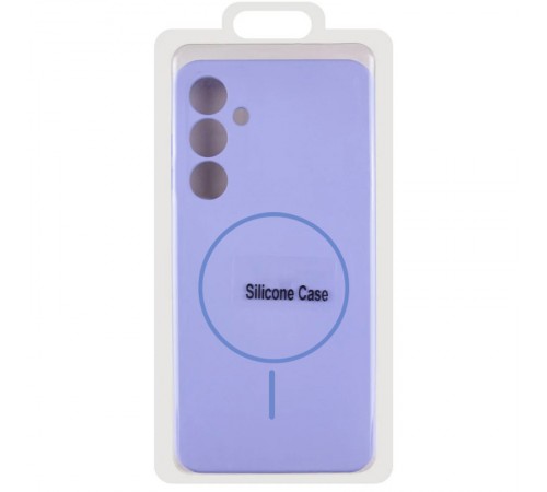 Чохол Silicone Cover Lakshmi Full Camera (AA) with Magnetic Fit для Samsung Galaxy A17 4G/5G Бузковий / Dasheen