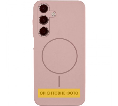 Чохол Silicone Cover Lakshmi Full Camera (AA) with Magnetic Fit для Samsung Galaxy A07 Рожевий / Pink Sand