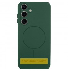 Чохол Silicone Cover Lakshmi Full Camera (AA) with Magnetic Fit для Samsung Galaxy A07 Зелений / Dark green
