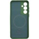 Чохол Silicone Cover Lakshmi Full Camera (AA) with Magnetic Fit для Xiaomi Redmi 15 (Global) Зелений / Dark green