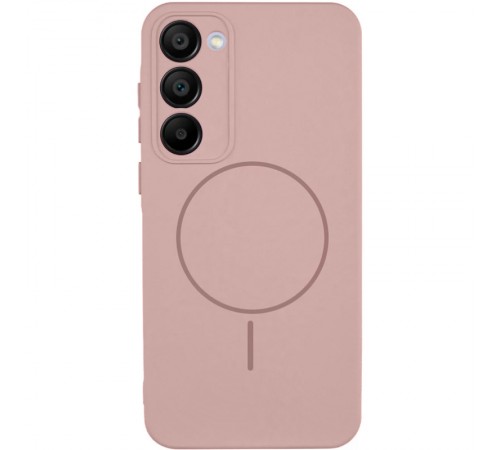 Чохол Silicone Cover Lakshmi Full Camera (AA) with Magnetic Fit для Xiaomi Redmi 15 (EU) Рожевий / Pink Sand