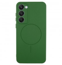 Чохол Silicone Cover Lakshmi Full Camera (AA) with Magnetic Fit для Xiaomi Redmi 15 (EU) Зелений / Dark green