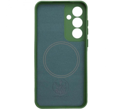 Чохол Silicone Cover Lakshmi Full Camera (AA) with Magnetic Fit для Xiaomi Redmi 15 (EU) Зелений / Dark green