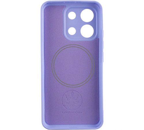 Чохол Silicone Cover Lakshmi Full Camera (AA) with Magnetic Fit для Xiaomi Redmi 15C (Global) Бузковий / Dasheen
