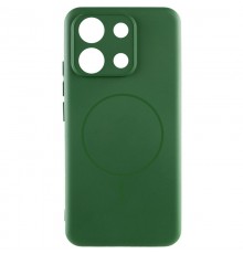 Чохол Silicone Cover Lakshmi Full Camera (AA) with Magnetic Fit для Xiaomi Redmi 15C (Global) Зелений / Dark green