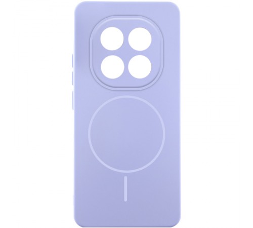 Чохол Silicone Cover Lakshmi Full Camera (AA) with Magnetic Fit для Xiaomi Redmi Note 15 4G/5G (EU) Бузковий / Dasheen
