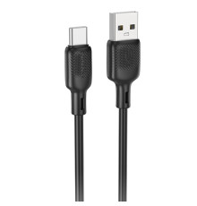 Дата кабель Borofone BX113 Lenny USB to Type-C 3A (1m) Black